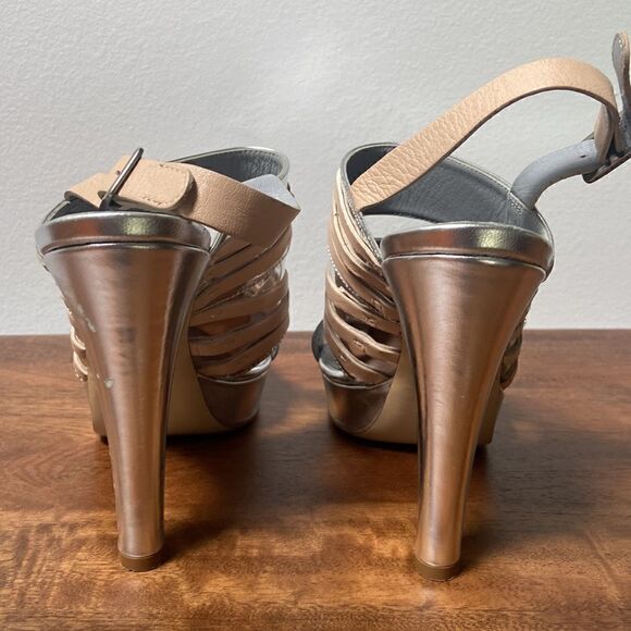 Nanette lepore Silver Heels Size EU 38 - Picture 5 of 12